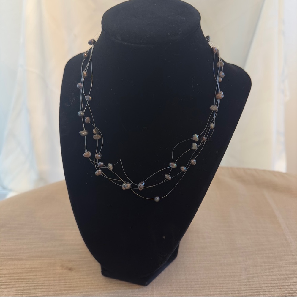 Freshwater pearl necklaces (four) - Picture 3 of 4